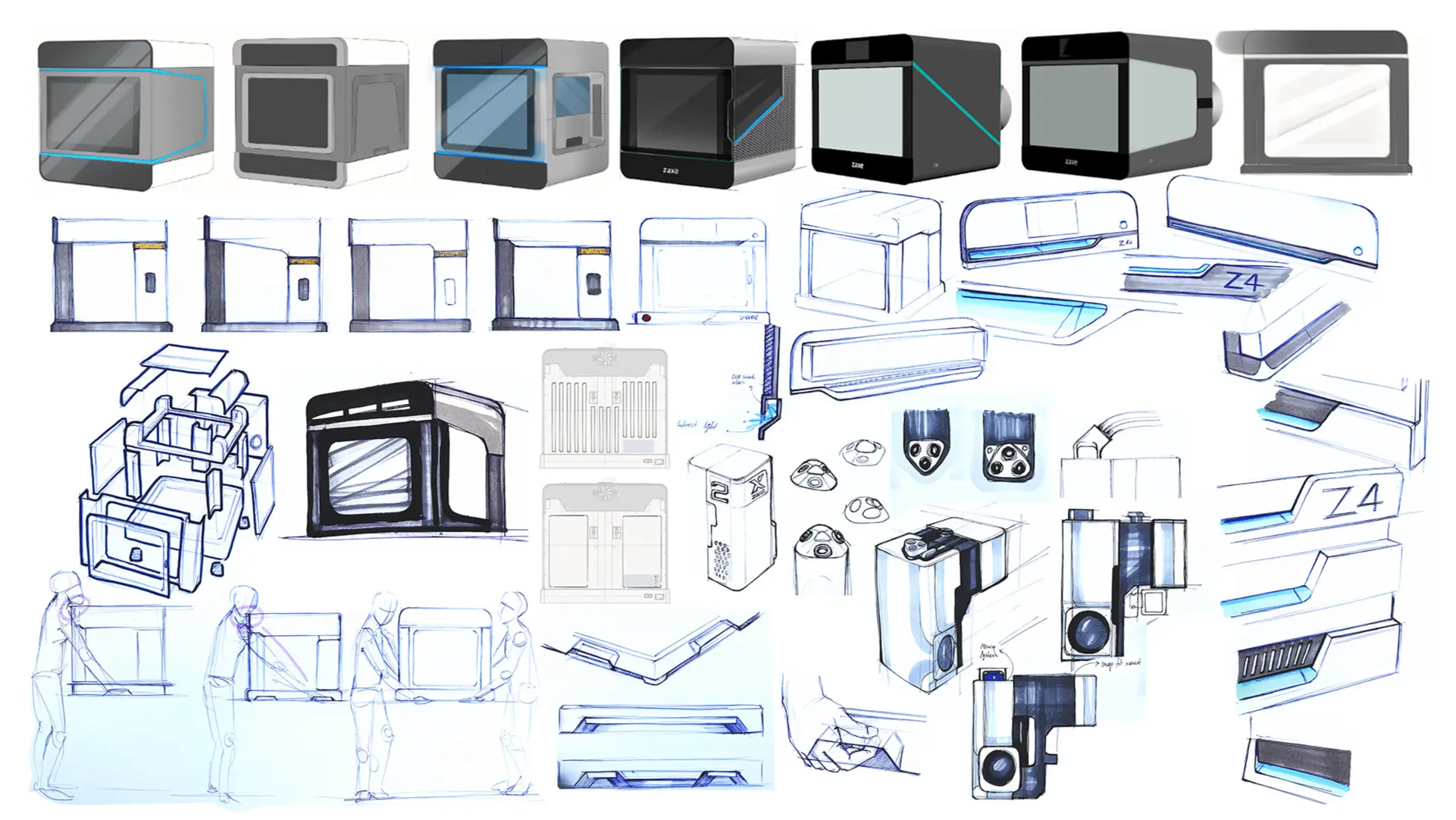 Zaxe Z4 Old Sketches
